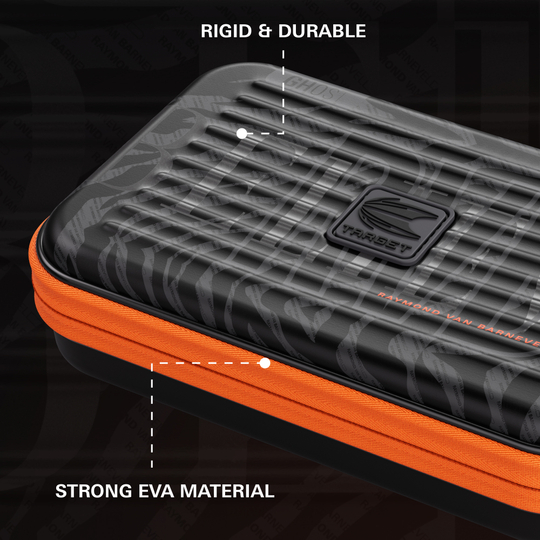 Takoma XL Ghost Series Raymond Van Barneveld dartkoffer Das Bild zeigt das Takoma XL Ghost Series Raymond Van Barneveld Dartcase. Das Dartcase dient zur sicheren Aufbewahrung von Dartpfeilen.