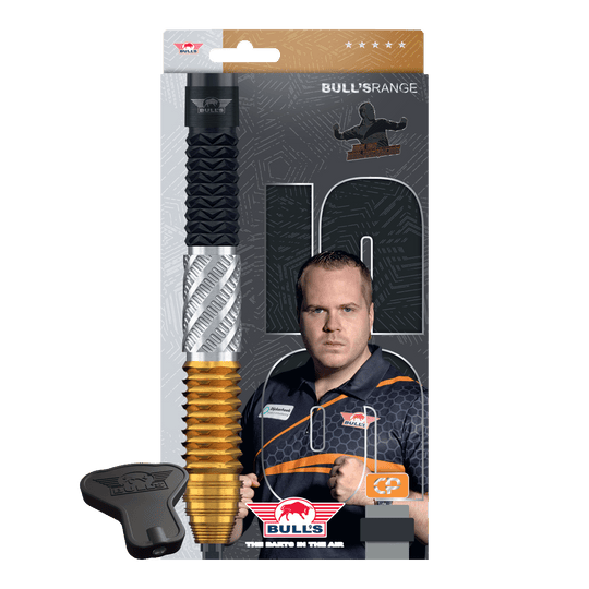 Bulls NL Dirk Van Duijvenbode 95% Converteerbare punten Steeldarts Die Bulls NL Dirk Van Duijvenbode 95% Convertible Points Steeldarts sind hochwertige Darts mit austauschbaren Spitzen. Sie bieten Präzision und Flexibilität für erfahrene Dartspieler.