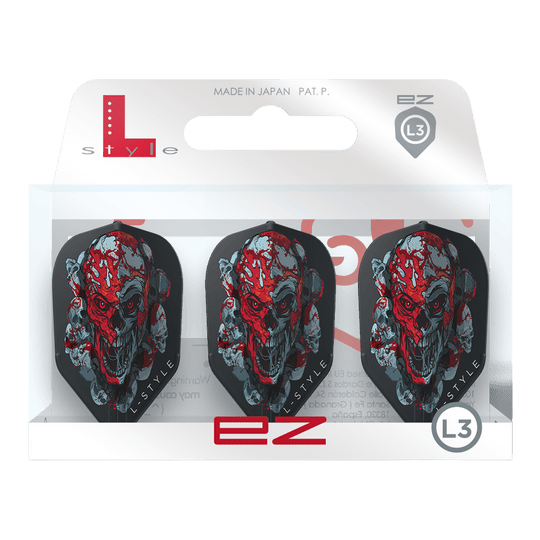 L-Style Ryan Searle Signature V4 Black L3EZ Flights Diese Abbildung zeigt L-Style Ryan Searle Signature V4 Black L3EZ Flights. Die Dartflights zeichnen sich durch ein elegantes, schwarzes Design aus.