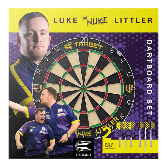 Target Luke Littler Steeldartboard Set