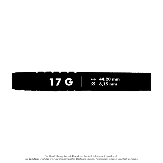 McDart 85 Tungsten V14 Zachte Darten - 17g