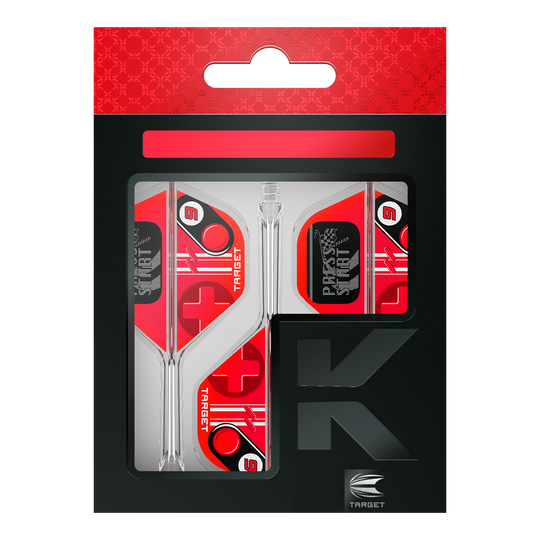 Target K-Flex Press Start No2 Standaard Flights Abgebildet sind die Target K-Flex Press Start No2 Standard Flights. Es handelt sich um stabile Dartflights in Standardform.