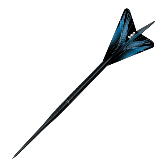 Caliburn TTD Complete Titanium T1 Black stalen dartpijlen - 5 g Das Bild zeigt den Caliburn TTD Complete Titanium T1 Black Steeldarts - 5g. Der Dartpfeil besticht durch sein schwarzes Titan-Finish.