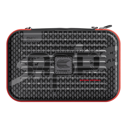 Takoma XL Ghost Series Nathan Aspinall darthoes Das Bild zeigt das Takoma XL Ghost Series Nathan Aspinall Dartcase. Das Dartcase ist speziell für Dartspieler entworfen.