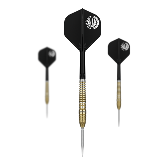 Target Japan Prime Series Harith Lim HotShot GEN3 Swiss Point stalen dartpijlen Das Bild stellt das Set der Target Japan Prime Series Harith Lim HotShot GEN3 Swiss Point Steeldarts dar. Dieses Dart-Set ist ideal für anspruchsvolle Spieler.