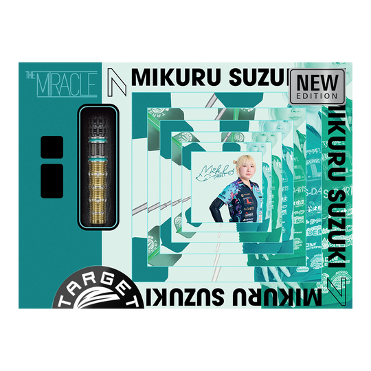 Target Mikuru Suzuki The Miracle GEN7.5 Soft Darts - 19g Zu sehen sind die Target Mikuru Suzuki The Miracle GEN7.5 Softdarts - 19g. Das Produkt ist für Softdart-Spiele konzipiert.