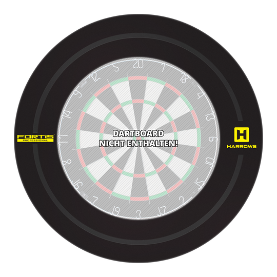 Harrows Fortis Surround Harrows Fortis Surround ist abgebildet. Das Produkt ist kompakt und hat eine dunkle Oberfläche.