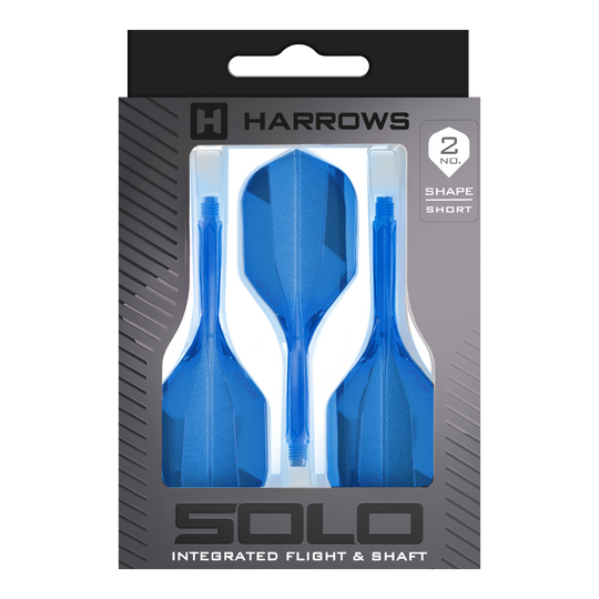 Harrows Solo No2 Flight-Shaft-System - Blau
