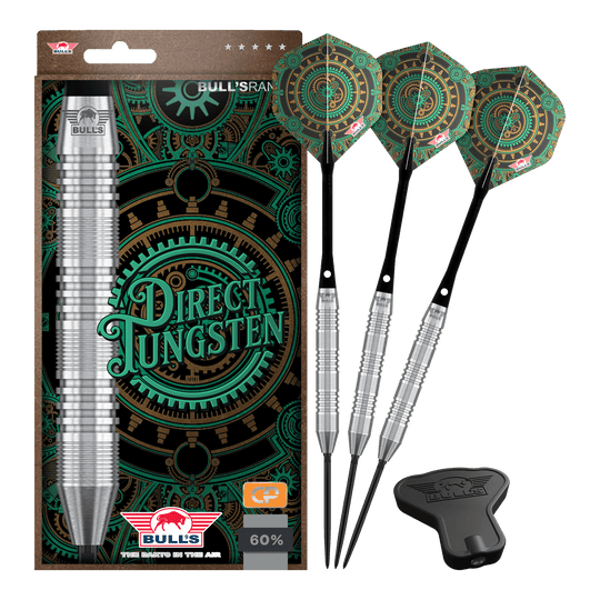 Bulls NL Direct Tungsten Convertible Point stalen dartpijlen - 23 g Bulls NL Direct Tungsten Convertible Point stalen dartpijlen - 23 g