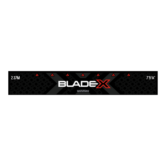 Winmau Blade X werplijn Das Bild zeigt die Winmau Blade X Abwurflinie. Diese Abwurflinie dient zur Markierung der Wurflinie beim Dartspiel.