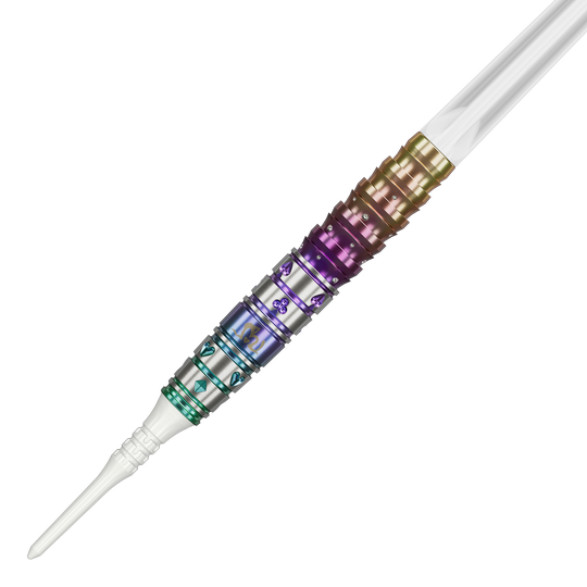 Target Japan Prime Series Mayuko Morita Mayo GEN7 Soft Darts - 18g Auf dem Bild sind die Target Japan Prime Series Mayuko Morita Mayo GEN7 Softdarts mit 18g abgebildet. Sie zeichnen sich durch ihr besonderes Design für den Dartsport aus.