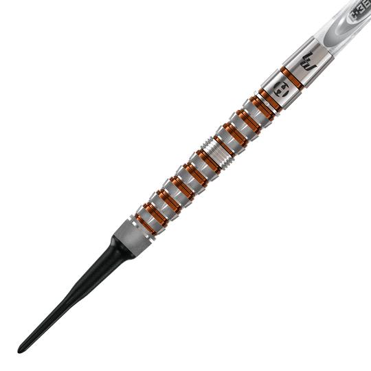 Harrow's Luke Woodhouse Series 3 Zachte Darts - 18g Gezeigt wird das Harrows Luke Woodhouse Series 3 Softdarts - 18g Set. Die Softdarts sind Teil der Luke Woodhouse Serie.
