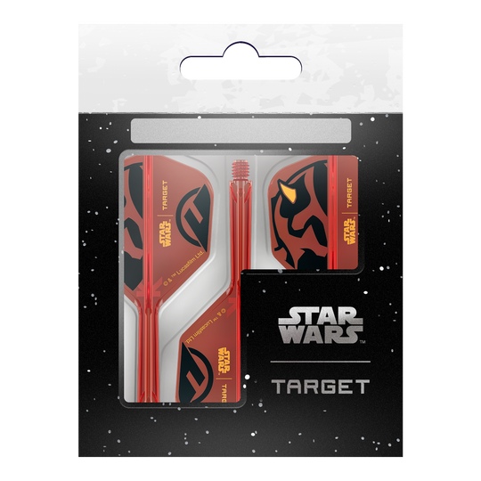 Target Star Wars K-Flex Darth Maul No6-vluchten Target Star Wars K-Flex Darth Maul No6 Flights werden präsentiert. Die Flights besitzen ein auffälliges Design mit Darth Maul von Star Wars.