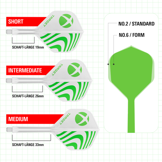 Target Xbox K-Flex No6 Flights - Wit Abgebildet ist das Produkt Target Xbox K-Flex No6 Flights in Weiß. Es handelt sich um ein Dart-Zubehör.