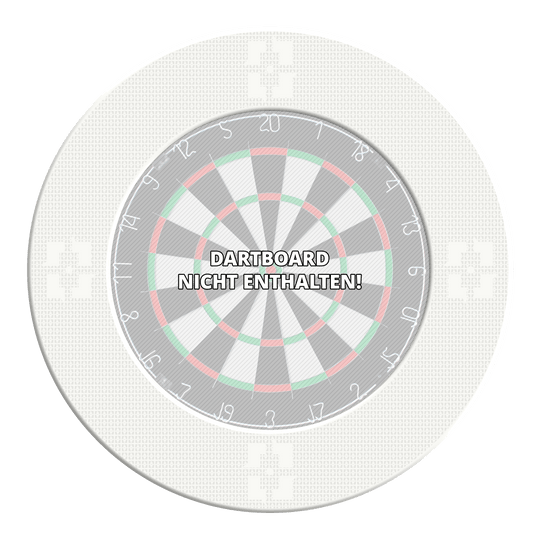 McDart Precision Nano Dartbord Surround Das Bild zeigt einen Artikel mit dem Namen MSF-K2_McDart_Precision_Nano_Dartboard_Surround_Wei_3. Vermutlich ist dies ein weiteres weißes Dartboard-Surround von McDart.