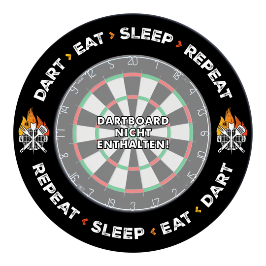 McDart Dartbord Surround - Dart Eat Sleep Repeat
