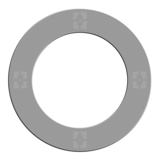 McDart Precision Nano Dartbord Surround Das Bild zeigt einen Artikel mit dem Namen MSF-K3_McDart_Precision_Nano_Dartboard_Surround_Grau_2. Es handelt sich wohl um einen grauen Dartboard-Surround von McDart.