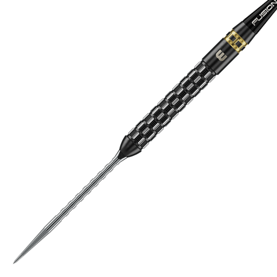 Winmau Gian Van Veen TS-PRO Schakelpunt Steeldarts Gezeigt werden Winmau Gian Van Veen TS-PRO Switch Point Steeldarts. Die Darts befinden sich in einer ordentlichen Reihe auf hellem Hintergrund.