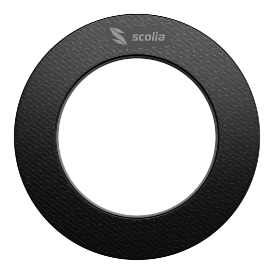 Scolia Stealth Dartboard Surround Abgebildet ist das Scolia Stealth Dartboard Surround. Es handelt sich um eine Umrandung für Dartscheiben.