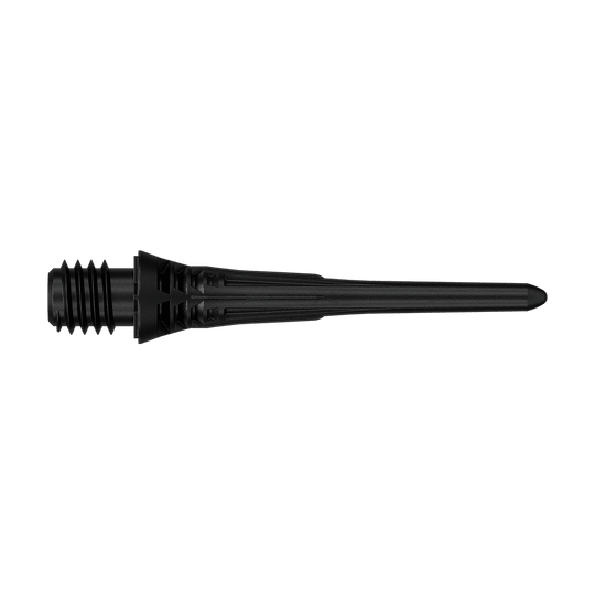 Target Cryo Soft Dart Tips, verpakking van 30 stuks - Zwart Dieses Bild zeigt die Target Cryo Softdartspitzen im 30er Pack in Schwarz. Die Dartspitzen sind als Ersatzspitzen für elektronische Dartscheiben geeignet.