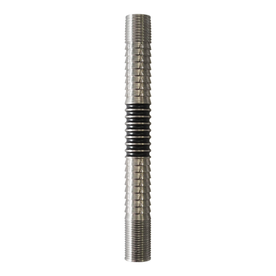 McDart Ringed Shark 2 softdart barrels Abgebildet ist das McDart Ringed Shark 2 Softdart Barrels Produkt. Die Softdart-Barrels haben ein ringförmiges Design.