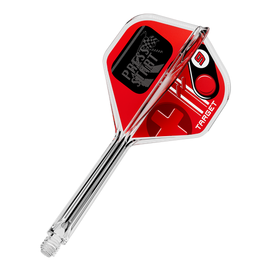Target K-Flex Press Start No2 Standaard Flights Produktbild von 410587_Target_K-Flex_PressStart_No2_Standard_Flights_33mm_1. Das Motiv zeigt einen Artikel für Dartsport.