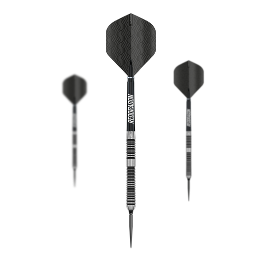 Red Dragon Pegasus Switch Point Stalen Darts Ein Set von Red Dragon Pegasus Switch Point Steeldarts ist abgebildet. Die Steeldarts eignen sich für professionelle Dartspieler.