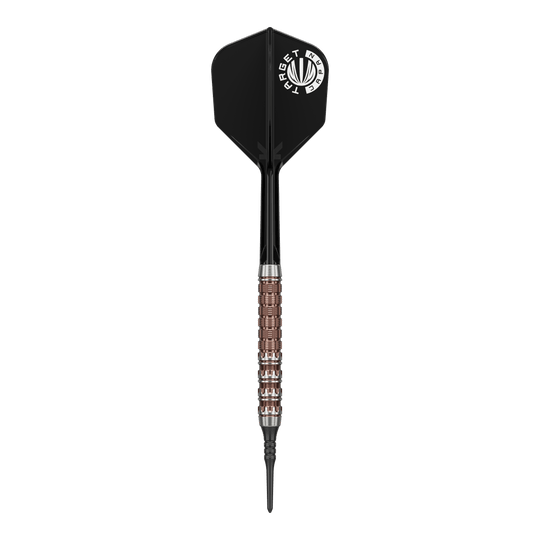Target Japan Prime Series George Nishitani Raptor GEN6 Soft Darts - 19,5 g Das Bild zeigt Target Japan Prime Series George Nishitani Raptor GEN6 Softdarts mit einem Gewicht von 21,5 Gramm. Sie zeichnen sich durch hohe Präzision aus.