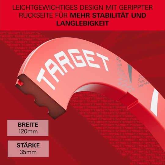Dartbordomlijsting met inkepingen en patroon van Target