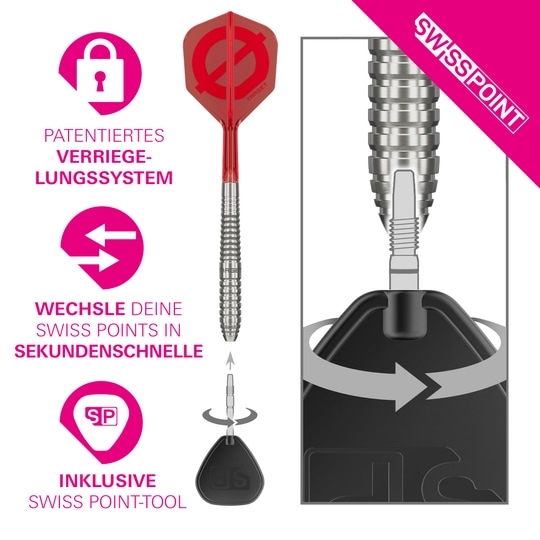 Targetgroep O 01 Swiss Points Steeldarts