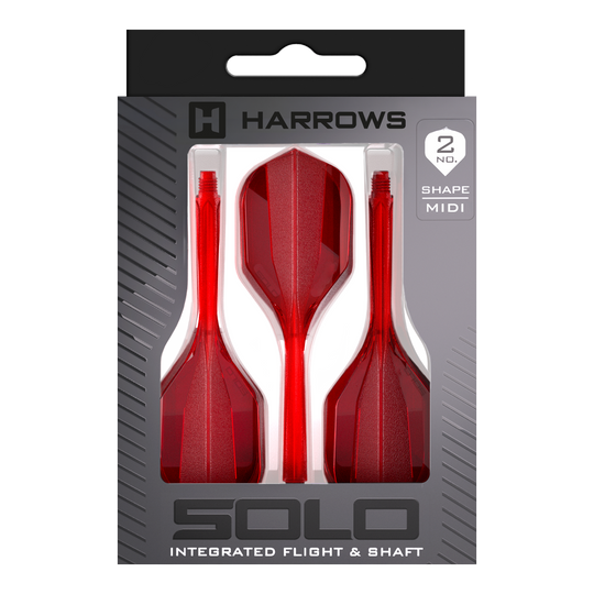Harrows Solo No2 Flight-Shaft-System - Rot