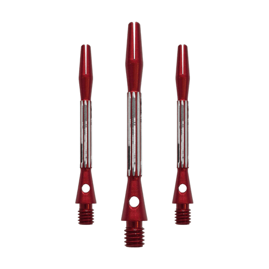 Bulls NL Flash 2 aluminium shafts - rood - 46 mm Die Bulls NL Flash 2 Aluminium Shafts in Rot werden hier als Set gezeigt. Sie sind 46 mm lang und aus Aluminium gefertigt.