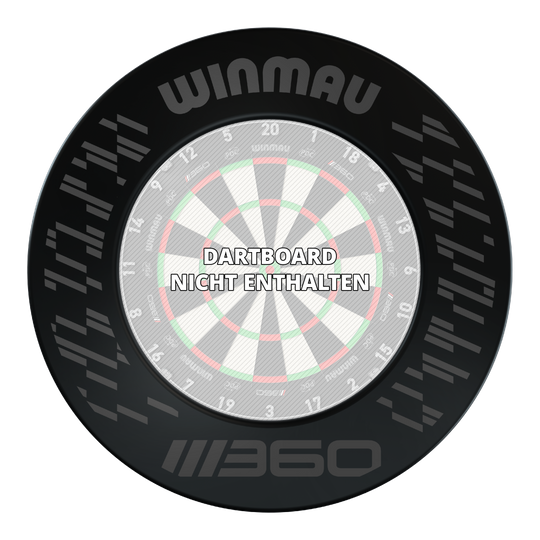 Winmau Blade 360 Dartbord Surround - Zwart Abgebildet ist das Winmau Blade 360 Dartboard Surround in der Farbe Schwarz. Es schützt die Wand vor abprallenden Dartpfeilen.
