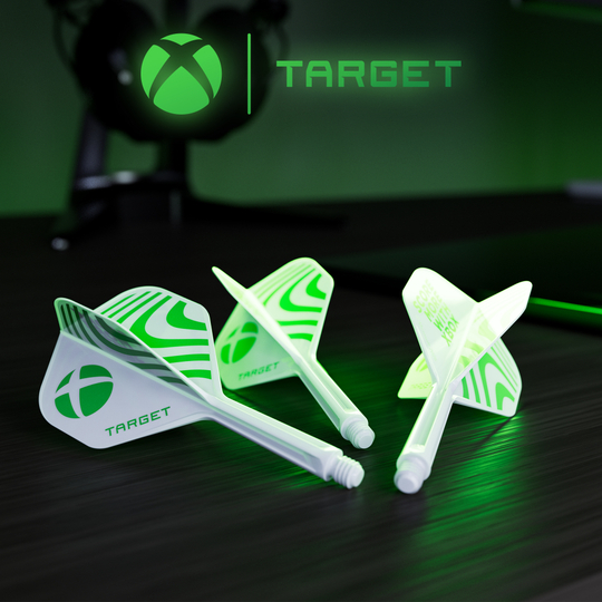 Target Xbox K-Flex No6 Flights - Wit Zu sehen ist das Produkt Target Xbox K-Flex No6 Flights in Weiß. Dieses Zubehör ist für Dartpfeile geeignet.