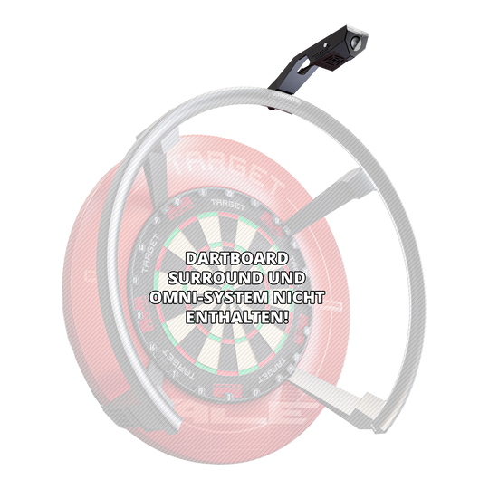 Target OMNI VIRT camera-arm Abgebildet ist der Target OMNI VIRT Kamera Arm. Der Kamera Arm bietet eine flexible Verwendung für Kameras im Dartsport.