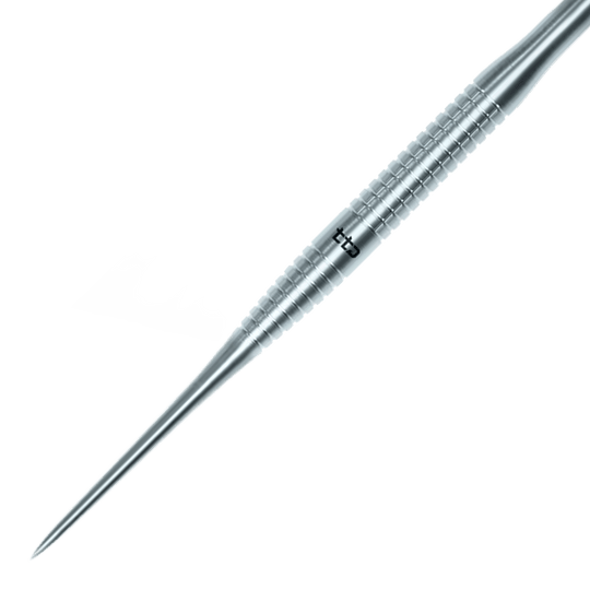 Caliburn TTD Complete Titanium T3 Silver stalen dartpijlen - 7 g Hier sieht man die Caliburn TTD Complete Titanium T3 Silver Steeldarts - 7g. Die Darts bestehen aus silbernem Titan und wiegen jeweils 7 Gramm.