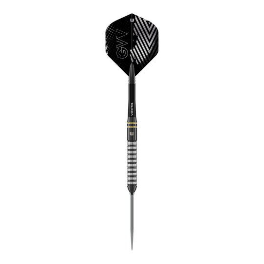 Winmau Gian Van Veen TS Switch Point stalen dartpijlen Zu sehen ist Winmau Gian Van Veen TS Switch Point Steeldarts. Die Aufnahme zeigt einen einzelnen Dartpfeil.