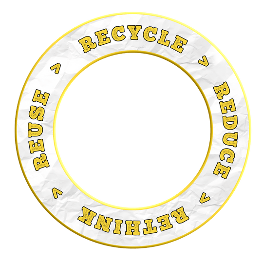 McDart Recyclen Verminderen Heroverwegen Hergebruiken Dartbord Omranding Ein Dartboard-Surround mit leuchtender Farbe wird mittig präsentiert. Die Form ist klassisch rund.