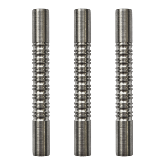 Abgebildet ist das Produkt McDart Ring 2 Softdart Barrels - 18g. Es handelt sich um ein Set Softdart-Barrels mit doppeltem Ring-Design.