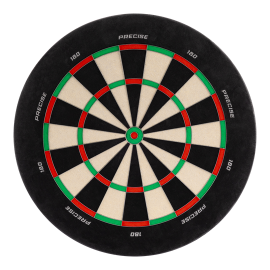 Precise 180 Endorphine stalen dartbord zonder nummerring Das Bild zeigt das Precise 180 Endorphine Steeldartboard ohne Nummernring. Es handelt sich um eine Dartscheibe für Präzisionsspiele.