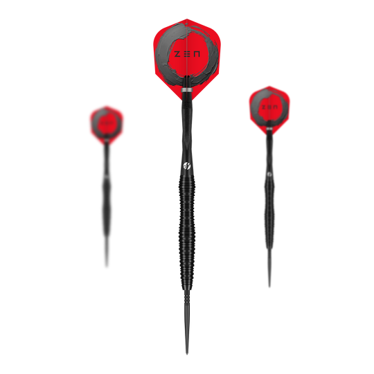 Shot ZEN Scallop Turbo Point stalen dartpijlen - 23 g
