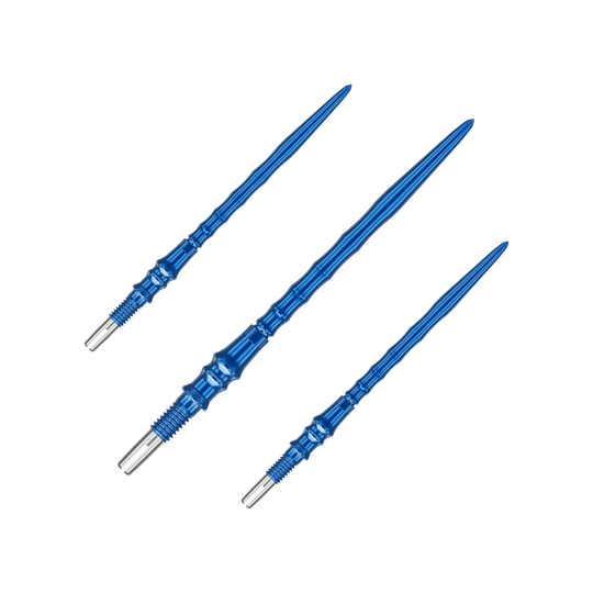 Target Japan Premium Swiss Point dartpunten - Blauw Abgebildet ist ein Set Dartspitzen mit der Bezeichnung '340384_Target_Japan_Premium_SwissPoint_Dartspitzen_Blau_40mm_1Set'. Die Dartspitzen sind blau und haben eine Länge von 40 mm.