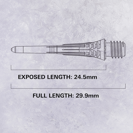 Target Cryo Soft Dart Tips 30 stuks - Wit Dieses Bild zeigt den Target Cryo Softdartspitzen 30er Pack in der Farbe Weiß. Die Spitzen werden zum Wechseln bei Softdarts verwendet.