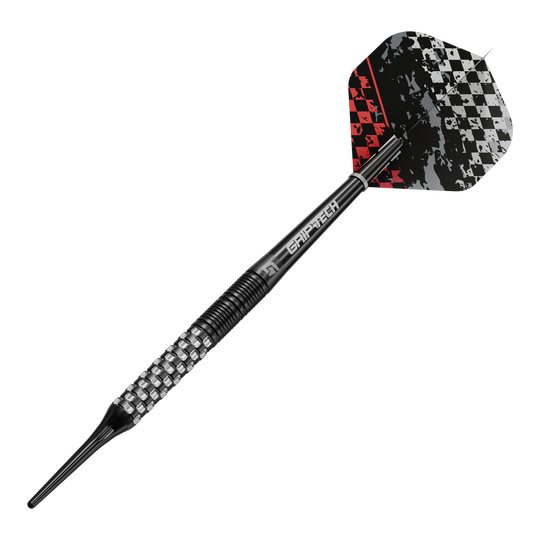 GOAT Finish Line Soft Darts - 20 g Hier sieht man die GOAT Finish Line Tungsten Softdarts mit 20g Gewicht. Diese Softdarts eignen sich für ambitionierte Spieler.