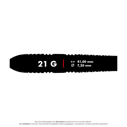 Target Crux Japan Justitie Swiss Point Steeldarts - 21g