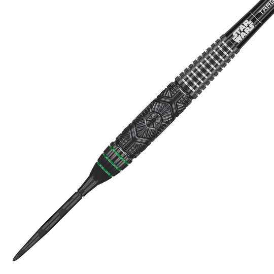 Dieses Bild zeigt Target Star Wars Tie Fighter Swiss Point Steeldarts. Die Darts verfügen über ein einzigartiges Star Wars Motiv.