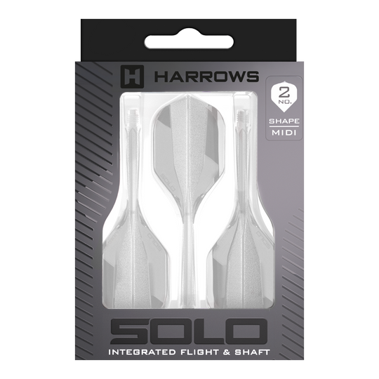 Harrows Solo No2 Flight-Shaft-System - Transparent Harrows Solo No2 Flight-Shaft-System - Transparent