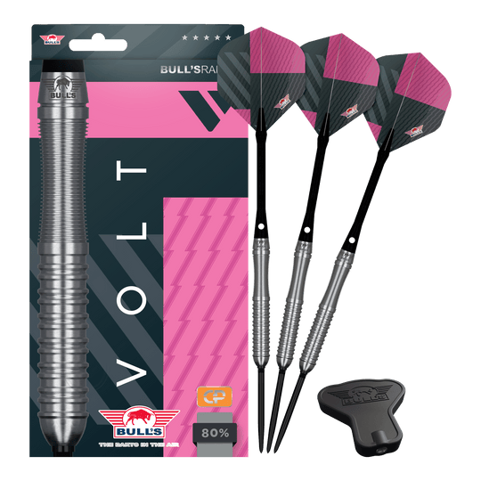 Bulls NL Volt Pink Convertible Point stalen dartpijlen