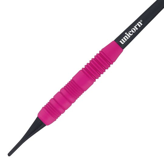 Unicorn Core Plus rubberen roze softdarts - 19 g