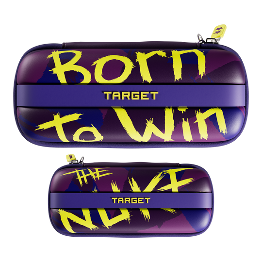 Target Boa dartkoffer Luke Littler Geboren om Wereldkampioen te Win Gezeigt wird ein Target Boa Dartcase Luke Littler Born To Win World Champion. Das Dartcase wurde für Dartfans mit Weltmeisterdesign entworfen.